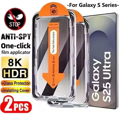 1-2Pcs Dust Free Easy Install Screen Protector For Samsung A55 A56 5g A57 S25 FE S26 Ultra S24 S23 P