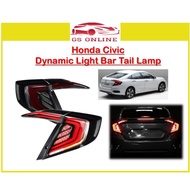 Honda Civic FC 2016 2017 2018 2019 2020 2021 Led + Dynamic Light Bar Tail Lamp With Signal Running Belakang Lampu