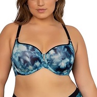 Women's Tulip Smooth T-Shirt Bra, Floral Wash, 46DDD