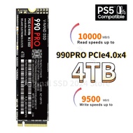 990PRO ดิสก์แบบแข็งภายใน1TB 2TB 4เทราไบต์ SSD ใหม่ล่าสุด M2 2280 PCIe Gen 4.0X4 NVMe MZ-V8V250B 500สำหรับ PS5คอมพิวเตอร์