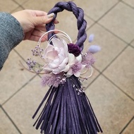 【花開富貴】紫色富貴注連繩