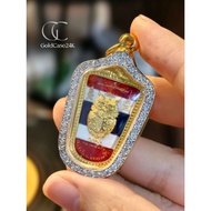 Italian Gold Buddha Amulet Frame Case