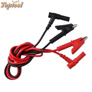 TOPTOOL Alligator clip 3.3ft /1m Multimeter test leads Lab test cable Test lead