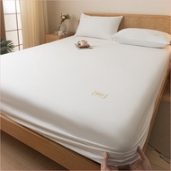 Solid Color Pure Cotton Bed Cover Single Piece 40 Cotton Mattress Protective Cover Room Household Ma