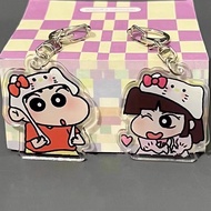 ‍ ️Ganten ‍ ️Crayon Shin-chan Xiaoai keychain suitable acrylic keychain pendant bestie doublebag