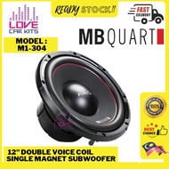 MB Quart model M1-304 12 Double Voice Coil Single Magnet Subwoofer car audio speaker