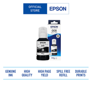 Epson หมึกเบอร์ 008 Black / Cyan / Magenta / Yellow ink bottle (Pigment)