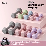 1kg Barbell Dumbell Hexagon Dumbell Fitness Exercise Home Weight Training Workout Neoprene Dumbell