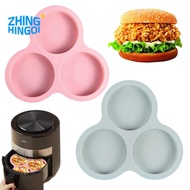 Reusable Silicone Mold Air Fryer Egg Pan Cakes Dessert Baked Goods Tools Easy to Use Pink