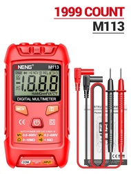 Aneng เครื่องทดสอบมัลติมิเตอร์แบบพกพาสำหรับ M113 เครื่องทดสอบมัลติมิเตอร์ขนาด1999นิ้วแบบพกพาได้สำหรับแมว II 600โวลต์ ac/dc