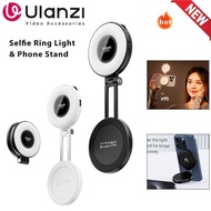 Limited-time discount Ulanzi LM19 Mobile Phone Selfie Light Bi-color Pocket LED Magnetic Mini Ring L