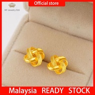 Subang Emas 916 Gold Earrings Anting Anting Perempuan Earrings Women Subang Emas Korea Gold 916 Orig