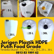 SendfastBoz- White Jeriken Fg New 5 10 20 25 30 Liter L / Kg Jriken Jiriken Jerry Can