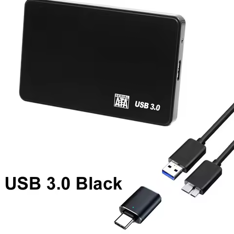 USB 3.0 HDD Enclosure 2.5inch 2.5" Serial Port SSD Hard Drive Case Support 6TB transparent Mobile Ex
