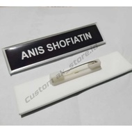 Custom Acrylic Name tag Name Chest gravir Acrylic First Nameplate