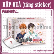 (free sticker) HAIKYUU A5 gift box!! Volleyball king poster postcard bookmark banner badge photo sti