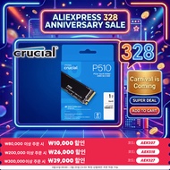 crucial | Crucial P510 1TB SSD NVMe PCIe Gen5 x4 M.2 2280 Internal Solid State Drive Up to 11000MB/s