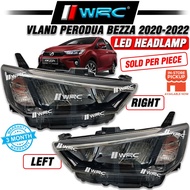 Vland Perodua Bezza 2020 - 2022 Led Headlamp ( 1pc )