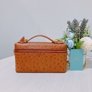 TK1861 LORO PIANA 諾悠翩雅經典鴕鳥皮手拿兩用包包OSTRICH L19 EXTRA POCKET POUCH