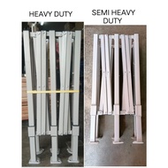KAKI MEJA LIPAT SAIZ 8 ft X 2 ft SAHAJA / KAKI MEJA PASAR MALAM DAPAT SEKALI BESI SUPPORT