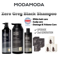 NEW!!! [MODAMODA] ZERO GRAY BLACK SHAMPOO Darkening Shampoo/Coating effect/Gray hair Cover Shampoo