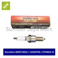 Racing Spark Plugs Duration BR8TC9SU / U24EPR9 / CPR8EA-9 Karisma, Supra X 125, Mega Pro Mono, Verza