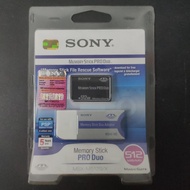 Sony Memory stick pro Duo 512 mb Magic Gate ,PSP SONY ERICSSON WALKMAN