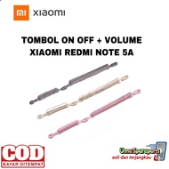 TOMBOL Outer Button ON OFF VOLUME XIAOMI REDMI NOTE 5A/NOTE 5A PRIME
