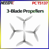 16/32Pairs HQ PROP R37 5137 5.1X3.7X3 3-Blade CW CCW Propeller For FPV Racing Freestyle Drones DIY P