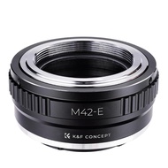 K&F CONCEPT Lens Mount Adapter Compatible with M42 Lens to NEX E-Mount Camera Compatible with Sony A