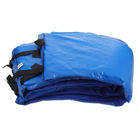1Pcs Professional Trampoline Side Protective Cover Pad Round Mat for 12-15Ft Trampolines Outdoor Fur
