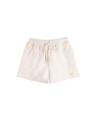 Kloset Design Varsity Short (LS2-24-P001-B) กางเกงขาสั้นขอบเอวยางยืดรูดเชือกสุดคลาสสิก ผลิตด้วยผ้า