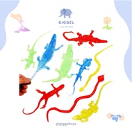 [ Giggel ] Sticky Toys for Children / Jelly Animals Throw Toys Crocodile Lizard Scorpion Iguana