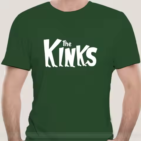 The Kinks T-Shirt Custom Tee Rock&Roll Vintage Music Band 60s 70s 80s Retro fashion t-sdhirt men