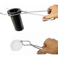 Crucible Tong Long Stainless Steel Heat Resistant Metal Refining Melting Furnace Clamp Jewelry Casti