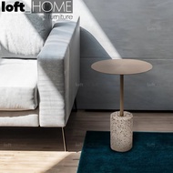 Loft Home Modern Terrazzo Side Table ONYX