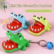 [GrandLarge] Crocodile Teeth Toys Keychain Children's Crocodile Bites Fingers Reaction Training Dino