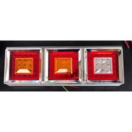 CHROME TAIL LAMP 24V SET