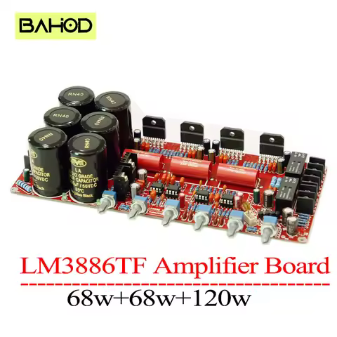 LM3886 Audio Amplifier Board 2.1 Channel Subwoofer Audiophile High Power HIFI Deluxe Amplifier Board