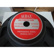 Speker Speaker AUDAX WOOFER 15" inci 15in inch AX - 15513 M8