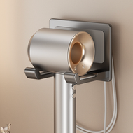 日本暢銷 - 風筒置物架 (適用 Dyson 風筒) 免打孔掛架 細款 - 黑色