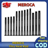 MEROCA Thru Axle Rod 12/15mm MTB Road Bike Hub Fork Shaft 15x100 12x142 12x100 12x148 15x110