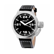 MAX Classic Silver Steel/Black Dial Women's Watch 36mm 5-MAX497
