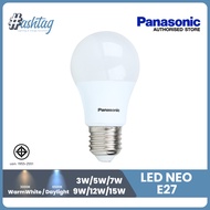 หลอดไฟ Panasonic LED NEO ขั้วE27 แสงขาว Daylight วอร์มไวท์ WarmWhite 3W5W7W9W12W15W