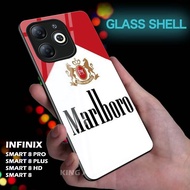Glossy Glass Softcase For Infinix Smart 8 8 Pro 8 8+ HD Hot 40i 40 Pro - K19