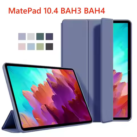 For Huawei MatePad 10.4 BAH4-W09 2022 Case Folding Stand Magnetic Soft TPU Back Cover For MatePad 10