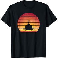 Uh-1 Huey Retro Helicopter Style Vietnam Design T-Shirt