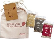 Soto ST-153LF Smoke Chips Liquorflavor Assorted Pack, Capacity: 1.8 oz (50 g) Each