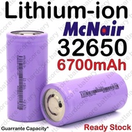 Actual Capacity 32650 6700mAh 3.7v Rechargeable Lithium Li-Ion Battery 35A High Drain 18650 Battery 