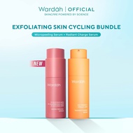 Exfoliating Skin Cycling Bundle - Micro Peeling serum, Vitamin C, Renew You, Crystal Secret, Hydra R